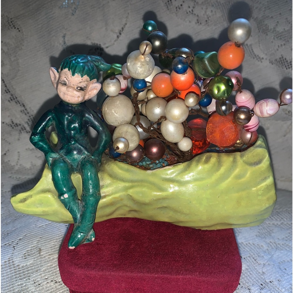 Gilner Elf 1951 Christmas planter!